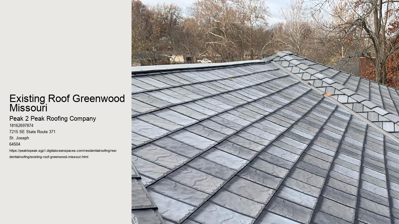 Existing Roof Greenwood Missouri